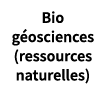 Bio g osciences (ressources naturelles)